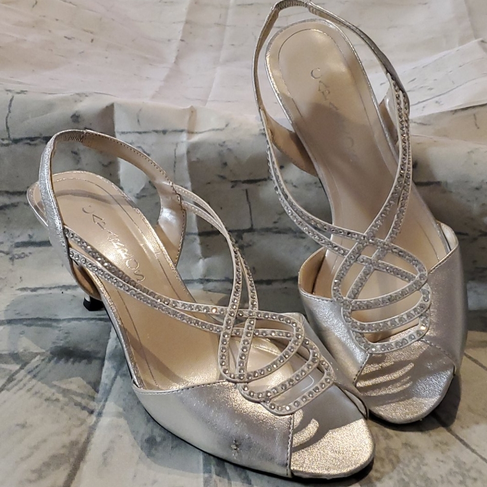 Caparros silver shoes